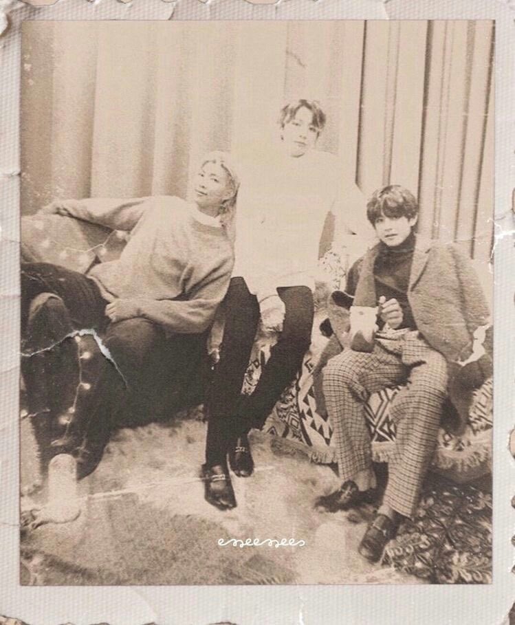 kim brothers and jungkook at dinner one night (London, 1958)