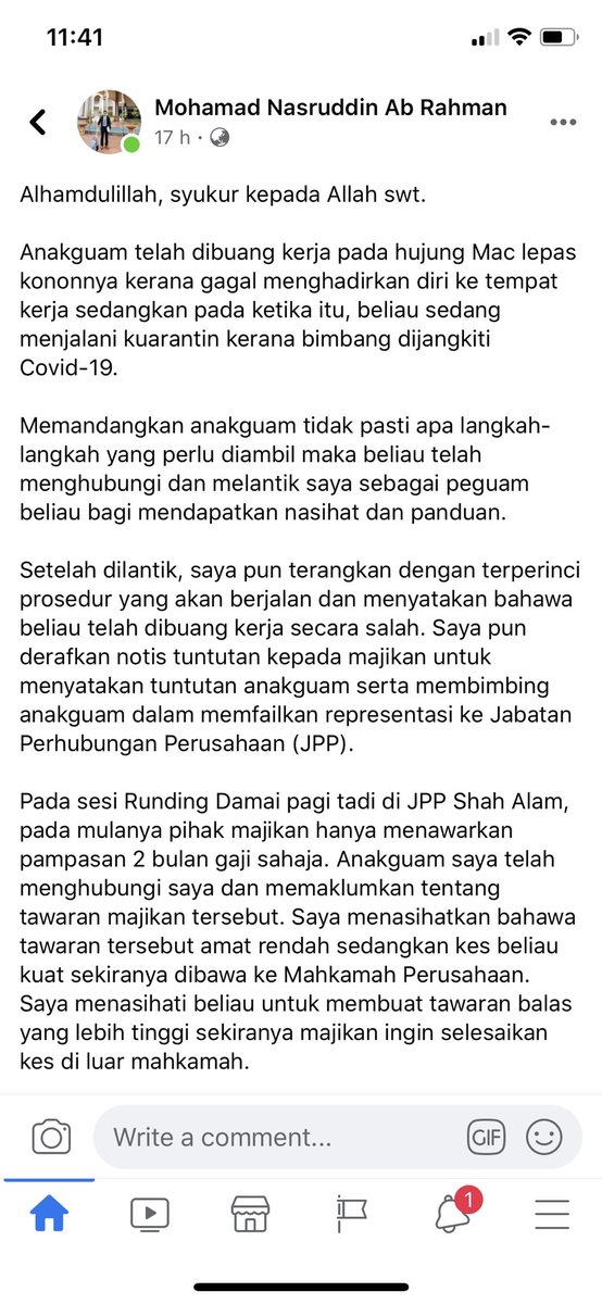 W A N On Twitter Kalau Ada Yang Dibuang Kerja Tanpa Sebab Oleh Majikan Boleh Contact Mnasruddin Ar Untuk Bantuan Twt Penganggur Maukerjamy Oh Kerjakosong Twt Kerja Https T Co Pavzswq9m1