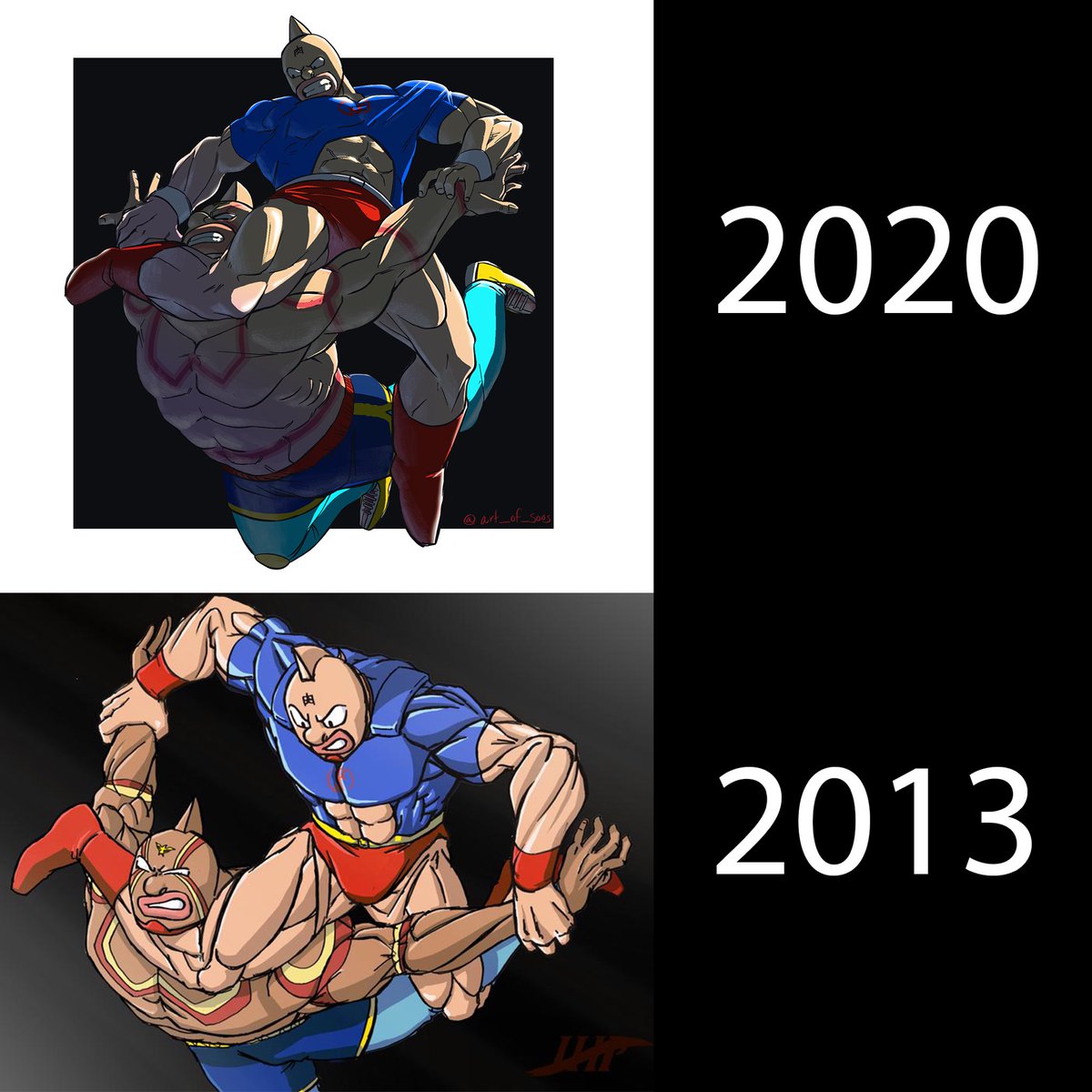 Art_of_Soos's tweet photo. I found an old drawing and wanted to redraw it. Fun fact if you type “kinnikuman muscle spark” in google images this is one of the first images that pops up.
#drawthisagain #procreate #timelapse #procreatetimelapse #kinnikuman #kinnikumansuguru #kinnikumanphoenix #musclespark https://t.co/qcMevoaFxJ
