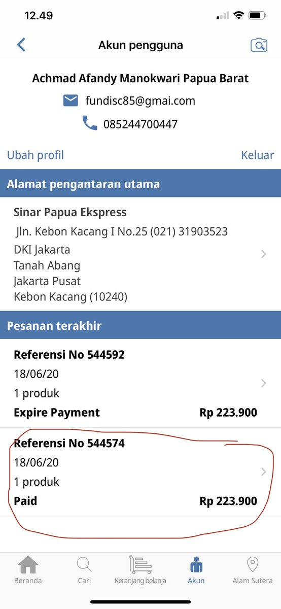 fandyMANOKWARI's tweet photo. @IKEA_Ind apakah sdh diantarkan ke alamat https://t.co/7jrWA9UWbQ