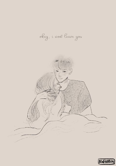 `leave me alone.'
`okay, i won't leave you.' 

#ItsOkayToNotBeOkayEp6 ? 