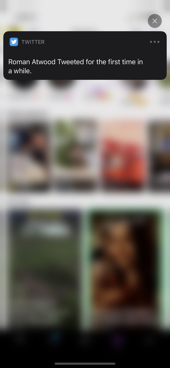 Best notification in a while <a href="/RomanAtwood/">Roman Atwood</a>