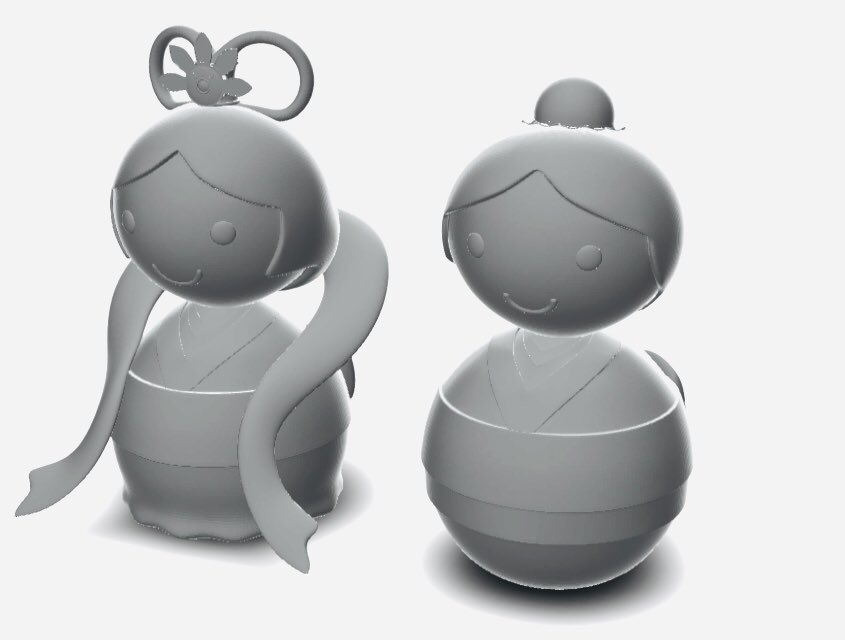 T Kuge 穴織カーボン モデリング 3dプリント モデル 織姫さんと彦星さん 穴織カーボン株式会社 製造業 ものづくり 採用 イラスト グラフィックデザイン グラフィック Illustration ディスプレイ 屋外広告 Ooh 立体ポスター 販売促進 広告