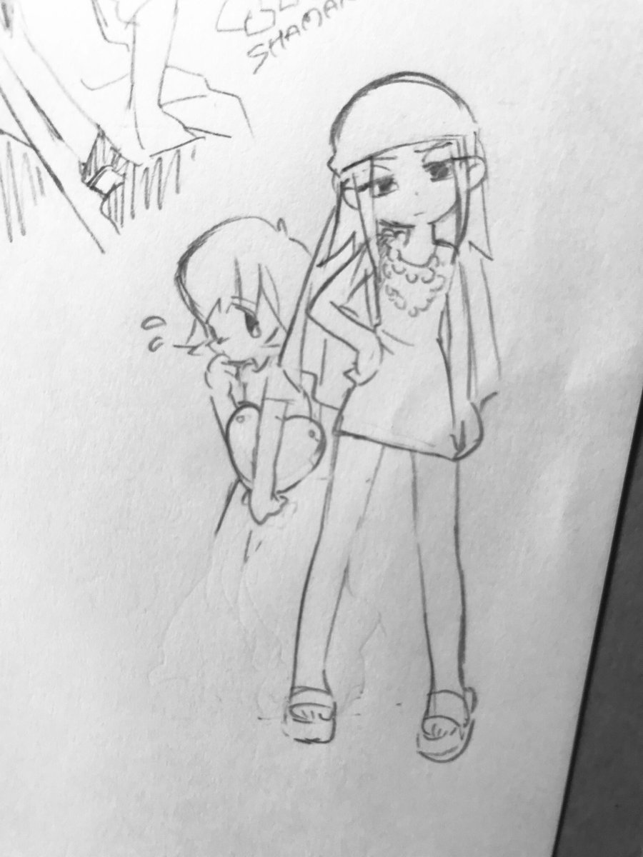 そう、シャーマンキングの再アニメ化のお祭りにも乗れなかったんだよね……大好きな漫画だったしアンナは俺嫁ってくらいだったのに。ほら、見なくても描ける。仏ゾーンも好き。 