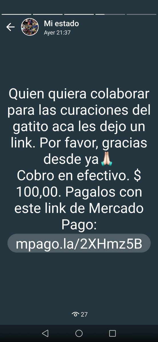 CamiLulito's tweet photo. POR FAVOR NECESITAMOS AYUDA ECONOMICA PARA LOS GASTOS VETERINARIOS! EL QUE QUIERA COLABORAR ME HABLA POR FAVOR!!!
OJALA APAREZCAN SUS DUEÑOS, MIENTRAS TANTO LE VAMOS A DAR TODOS LOS CUIDADOS NECESARIOS PARA QUE SE RECUPERE!!!!
VILLA BALLESTER. https://t.co/cjkEIdmbB3