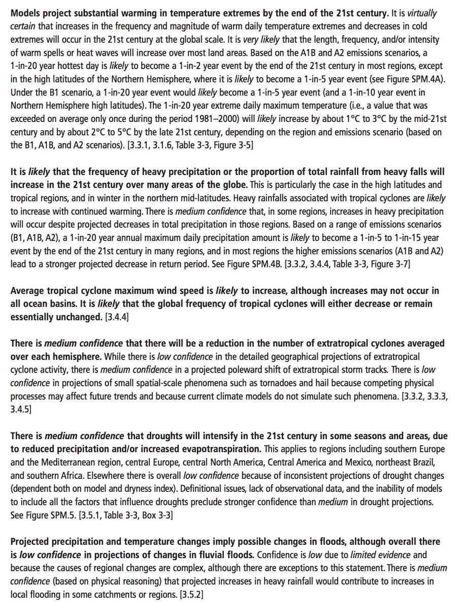 First up, natural disasters. My argument was that there is clear evidence that climate change is increasing a range of extreme events – heat waves, droughts, extreme rainfall – for which there is strong observational and physical process-based evidence. 2/17