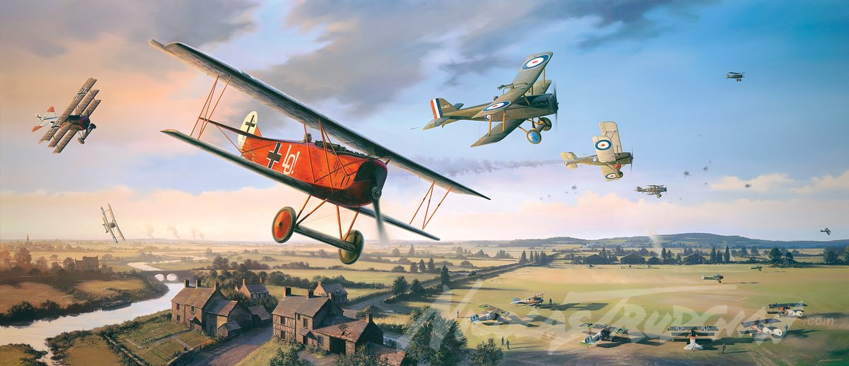 theaviationart's tweet photo. "OUT OF THE MORNING SUN"
Artist: Nicolas Trudgian
#fokker #DVII #FokkerDVII #ernstudet #Escafort #se5 #worldwarI #ww1 #wwi #theaviationart #paintings #artwork #aviationart #airplane #planes #warbird #carrierplanes #militaryhistory #fighteraircraft #aviationpic #airforce #flight https://t.co/nX4Plnm1c6