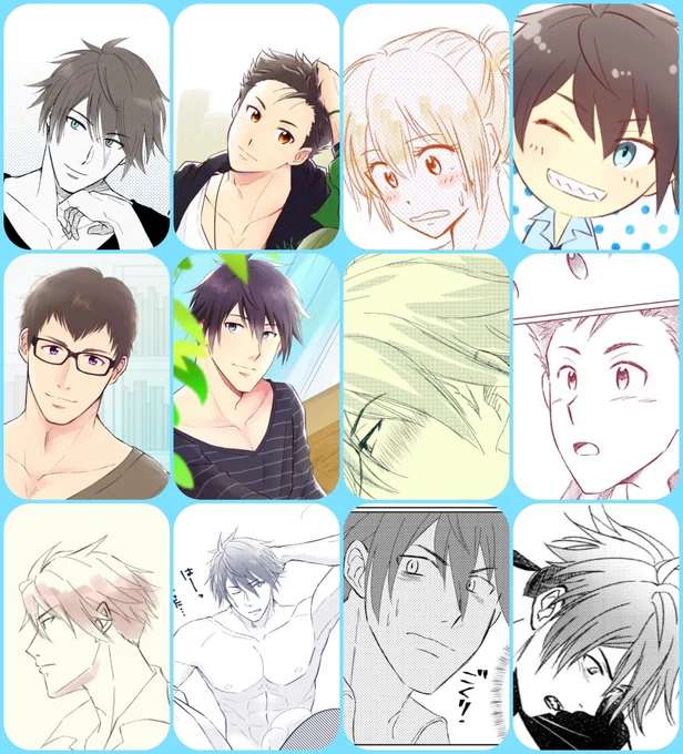 #今月描いた絵を晒そう
6月のまとめ、カラー少ないし小首傾げ好きか〜!? 