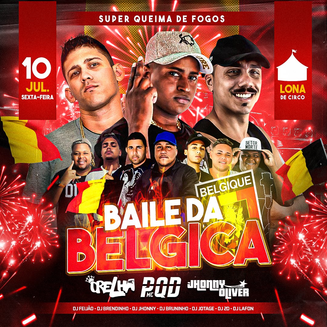 BelgicaBaile's tweet photo. Saiiiiiiiiuuuuuuuuu o flayer mas esperadooo da semana🥳🥳🥳🚩🚩 https://t.co/rEaA23kSGE