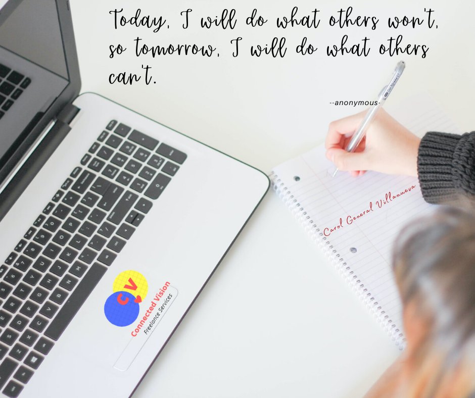 cvfreelanceserv's tweet photo. Mindful of today's most important tasks.

#virtualassistancegoal #freelancingmorningthought #workfromhome https://t.co/6VXpT4Pkon