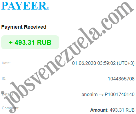 Jobs_Venezuela's tweet photo. 💸🇻🇪 Prueba de Pago de【Visit Box】La mejor PTC para ganar rublos a diario ✔ Se las recomiendo 100% 😎 Paga por Payeer!!

Información ⬇️
🔥 https://t.co/FqAUtnku3R 🔥

#VISITBOX #COMPROBANTE #PAYEER #RUBLOS #VENEZUELA https://t.co/ZKuJ4uWATA