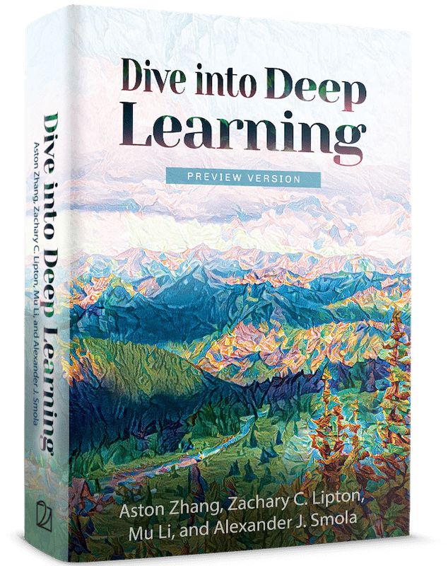 D2L_ai's tweet photo. Dive into Deep Learning now supports @TensorFlow. The first 7 chapters are released today with more on their way. Special thanks to @TerryTangYuan and @NeurlAP for contributing code and our Google friends @JeffDean @DynamicWebPaige and @tomerk11. More at https://t.co/MzhIsaxnwY. https://t.co/2UaNe2Zx3t