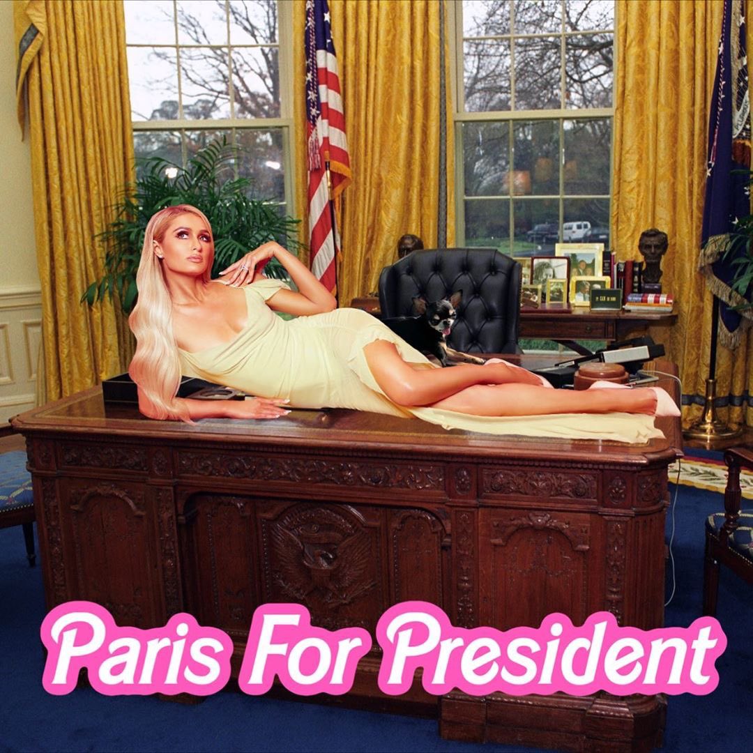 Should I make the Oval Office into a Heart Shape Office? 💁🏼‍♀️💗 #ParisForPresident ⚡️👸🏼⚡️