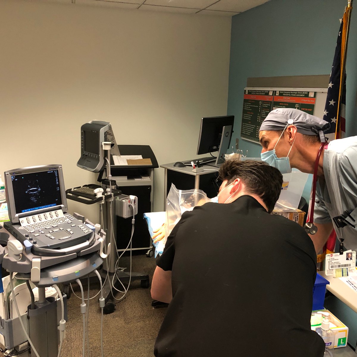 Excited to have our Stritch M4s back with us for their EM clerkship! Some of our new PGY-2s taught important EM skills during today’s orientation <a href="/LoyolaMedEd/">LoyolaMedEd</a> <a href="/LoyolaHealth/">Loyola Medicine</a> #LoyolaEM #MedEd #EM #EMClerkship #EmergencyMedicine #MedStudentTwitter #MS4