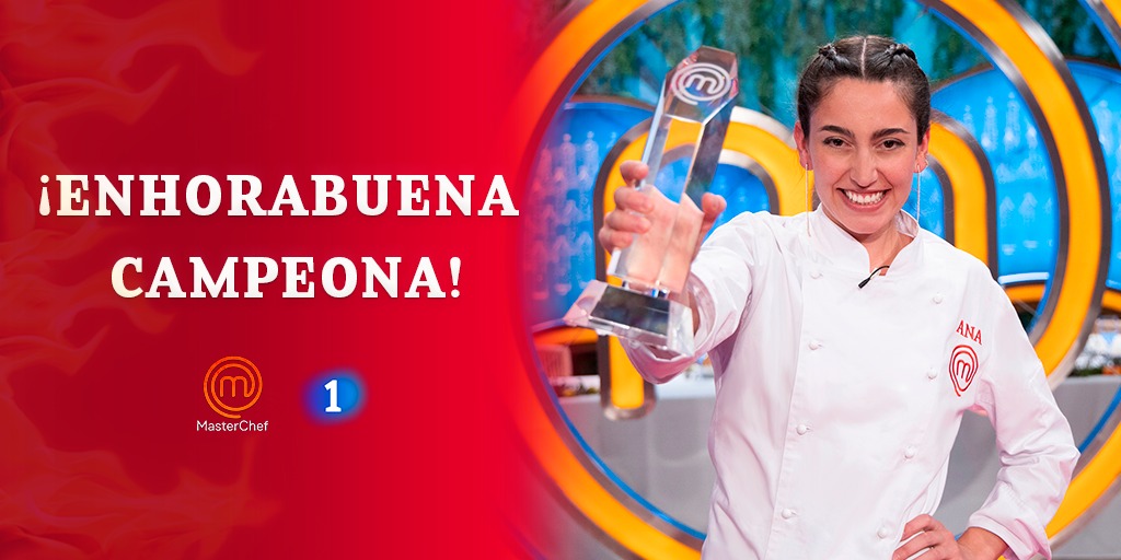 AdrienneMChef8's tweet photo. Enhorabuena Anita!!! 😍

@AnaMChef8
#MasterChef https://t.co/2vuF0hEYMm