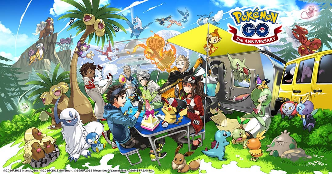 Happy 7th anniversary to Pokémon GO!