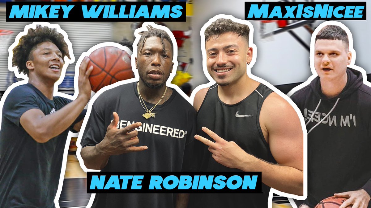 abeandsav's tweet photo. Playing NATE ROBINSON &amp; MIKEY WILLIAMS 1v1 || Hoop Sesh Ep. 2, Part 2 (R2bball / San Diego)
https://t.co/sS6G77Cgyb https://t.co/I83GsMwYQs