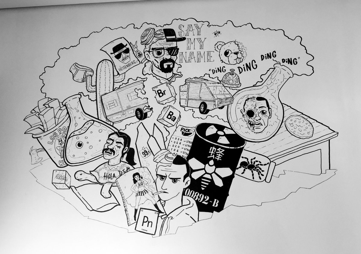 Edinhojb's tweet photo. Sobre meu trabalho? 
Bom, no começo eu fiz pelo dinheiro, depois fiz pelo poder, hoje eu notei que faço apenas por mim! 

Arte no quarto do @luizandre___ 🧪 https://t.co/wG5gXBABYu