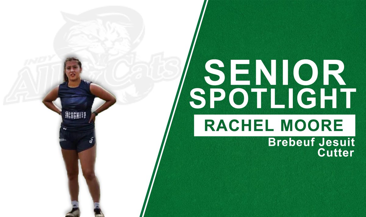 Slashing across your screen in the Senior Spotlight is the cutter from Brebeuf Jesuit, Rachel Moore.