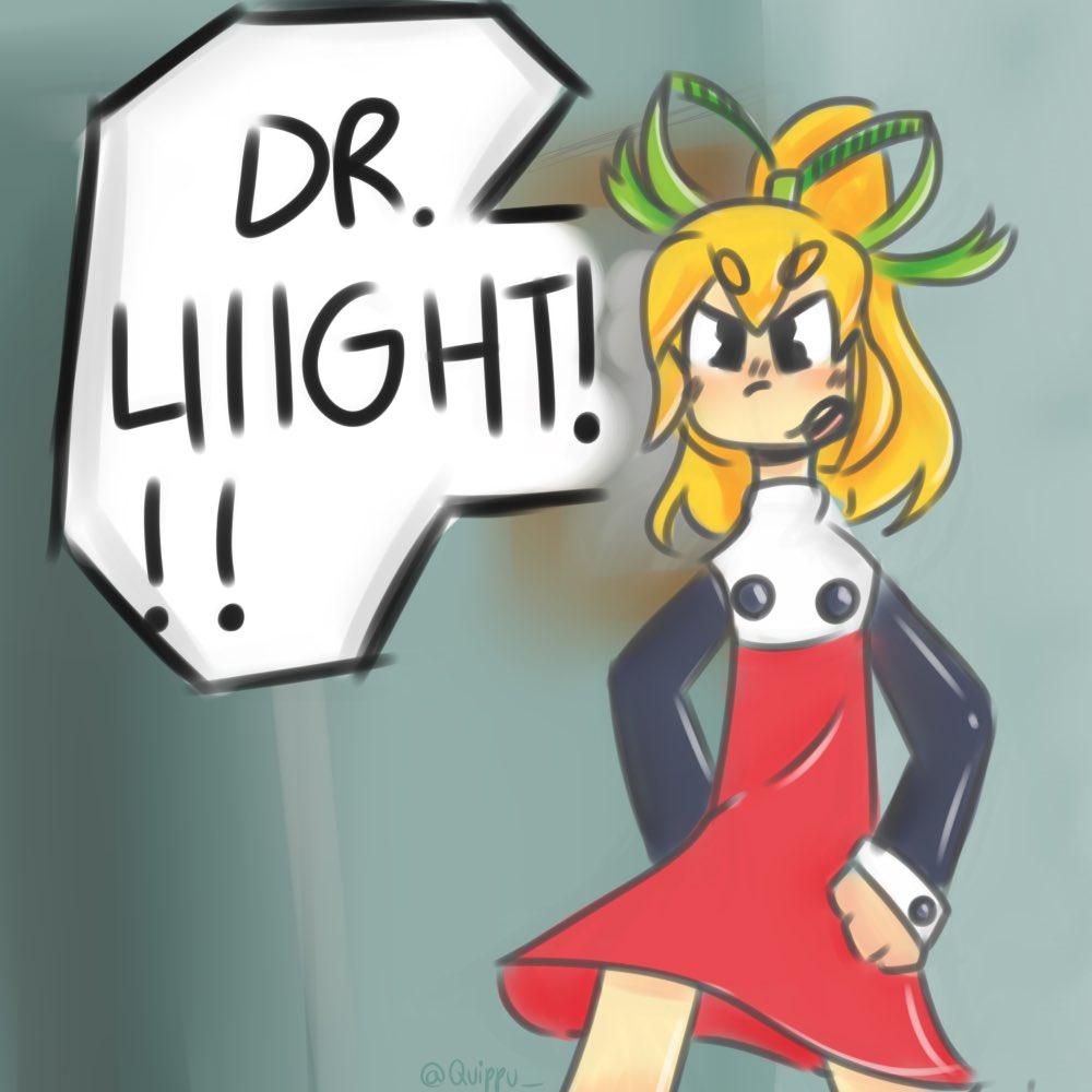 JustQuippu's tweet photo. I drew Roll tattling on Rock. He probably broke something again... 

#rockman #megaman #rock #roll #thomaslight #fanart #digitalart #art #cute https://t.co/S3GfODHD1P