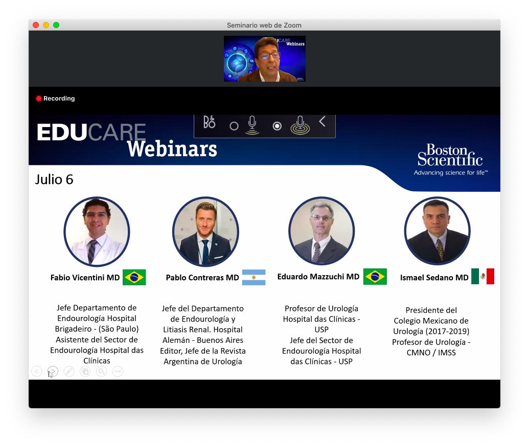 Esteban_Acuna_G's tweet photo. excelente webinar, con un moderador de lujo @PabloNContreras , gracias por los consejos @VicentiniUro @sedanoismael @EduardoMazzucc1 nos vemos mañana, #Pcnl #US #FlexUrs #UroSoMe #Educare #BostonScientific https://t.co/GQszAdxwIA