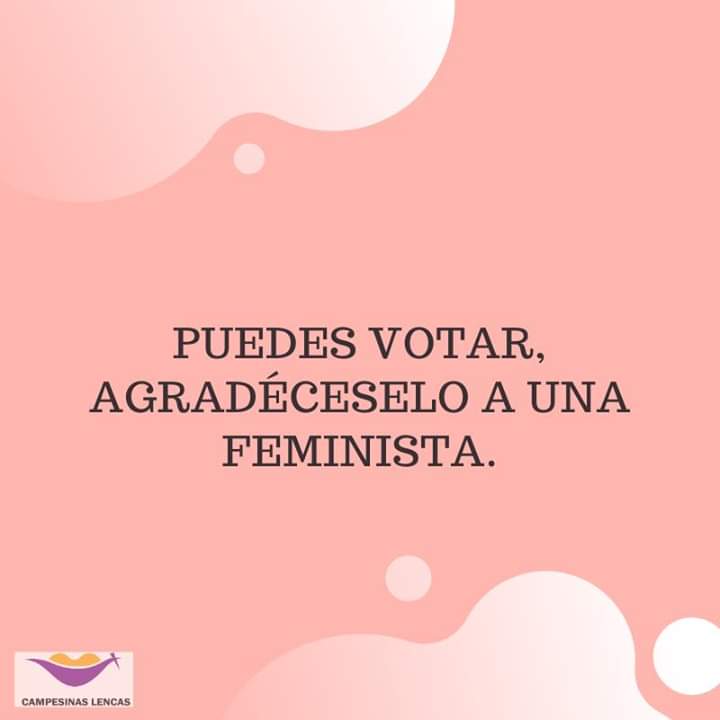 JLencas's tweet photo. ✔️👁👣🗣Veamos y reconozcamos algunos de tantos logros de nuestras hermanas feministas.👣🗣
En Honduras aún luchamos por el #DerechoADecidir pero #SeraLey 
🔸Compartí nuestro contenido para que más personas conozcan la lucha #Feminista 💜 https://t.co/uSPIMu8xCr