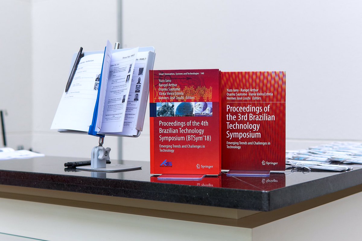 btsym_br's tweet photo. The BTSym organizing committee invites researchers to submit papers to this year edition. These could be part of the book "Proceedings of the 6th Brazilian Technology Symposium" in the series "Smart innovation, system and technologies",  published by the prestigious Springer. https://t.co/i7Hjf0Dd33