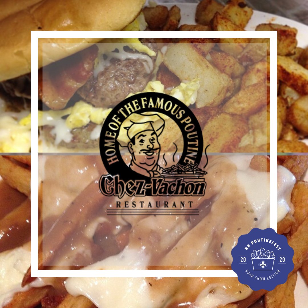NHPoutineFest's tweet photo. @ChezVachon tops hand cut fries and cheese curds with their famous chicken gravy. Paired with a classic Reuben sandwich, it’s a combo that makes anyone smile. Why not take on the 5lb Poutine Challenge... if you dare! #nhpoutinefest #poutine #livefreeandeatpoutine https://t.co/jSg6iWd1oj