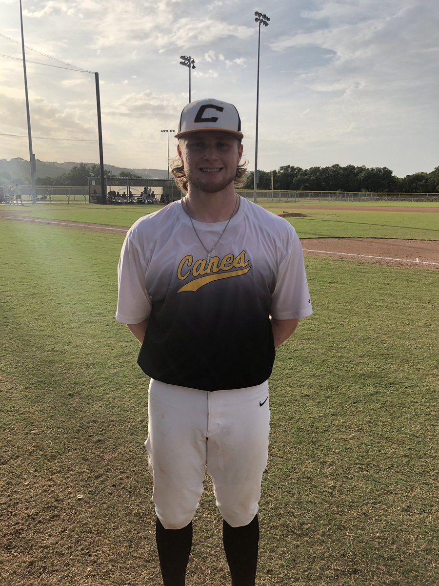 FiveToolCollege's tweet photo. #FiveToolCollegeSTX F: @TheCanesSW Gold 12, Lobos 2
PoG: @LanceLittle2020 2-2, 2B, HR, 6 RBI, R, 2 BB
Notable: @Reed_Hodgess 3-3, 2B, 2R, BB https://t.co/JMaJkzHXJx