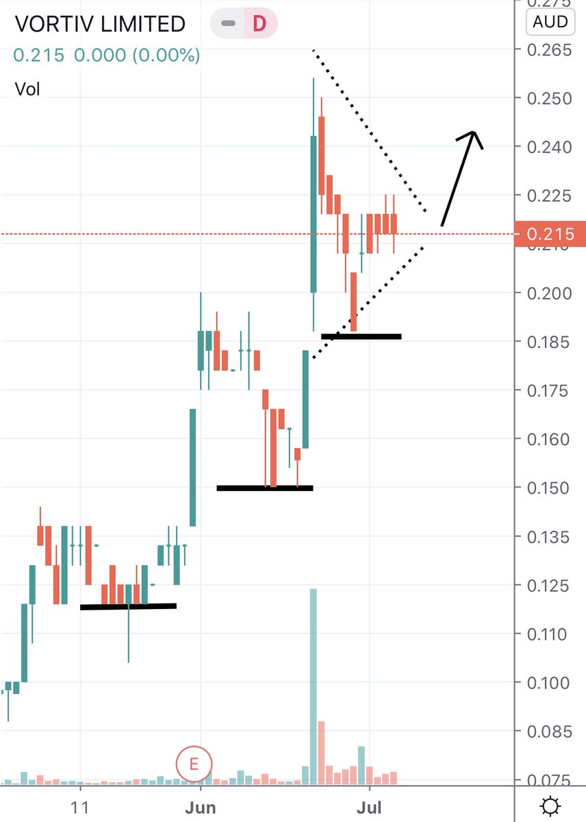 Manny_Volta's tweet photo. $VOR

.215 @ $30m MC

Good FA story - cyber sector, strong YoY rev growth &amp; mix private/govt clientele.

Strong base forming for move through prev resistance >24c.

#cybersecurity #cloud https://t.co/YmnOse09j1