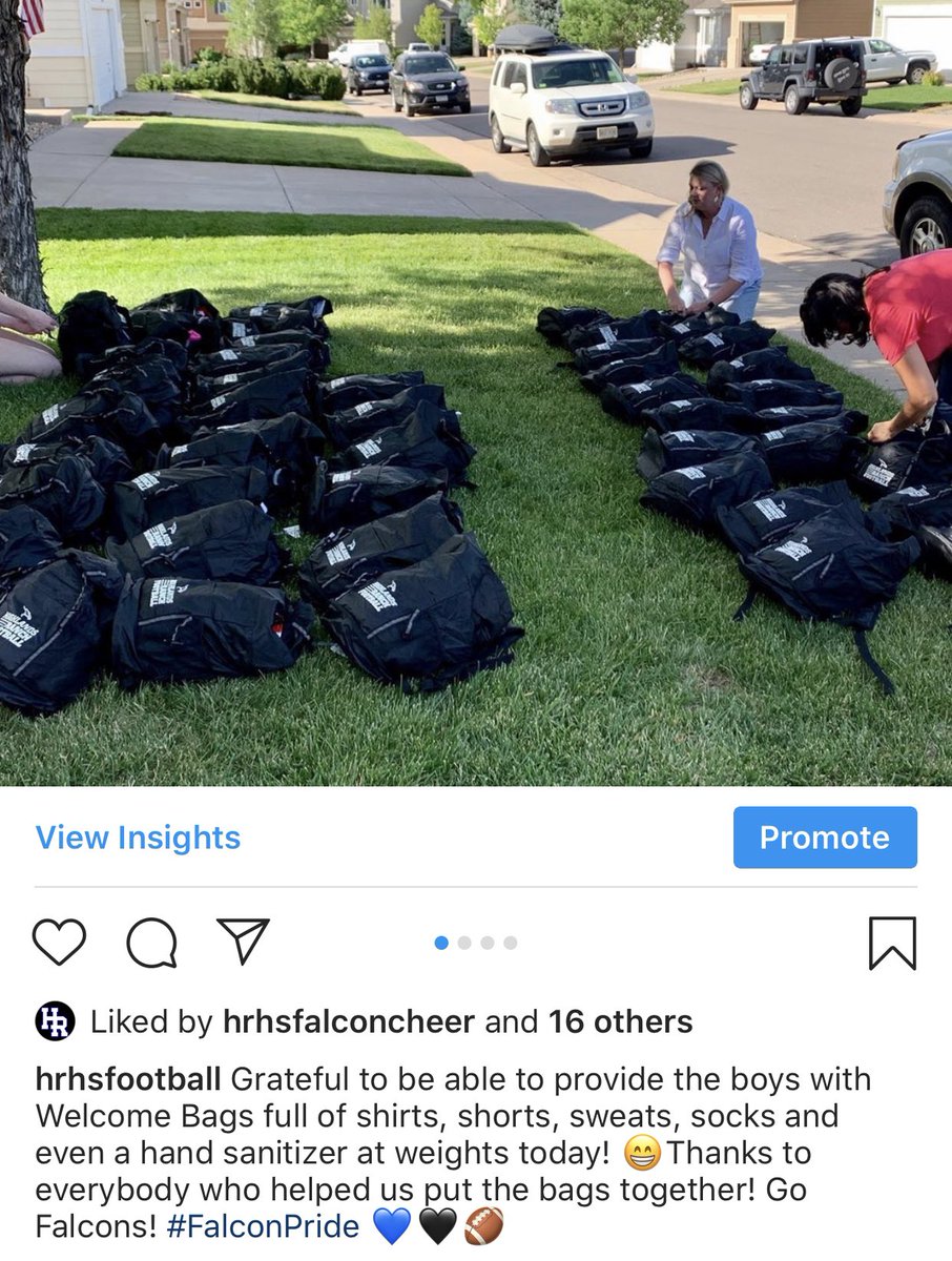 HRHSFootball's tweet photo. The #HRFB 🏈 gear is in. MANY THANKS to everyone that helped put it together and to everyone that made this possible #FalconFamily #HRHS https://t.co/Tjw1Ca3aIN