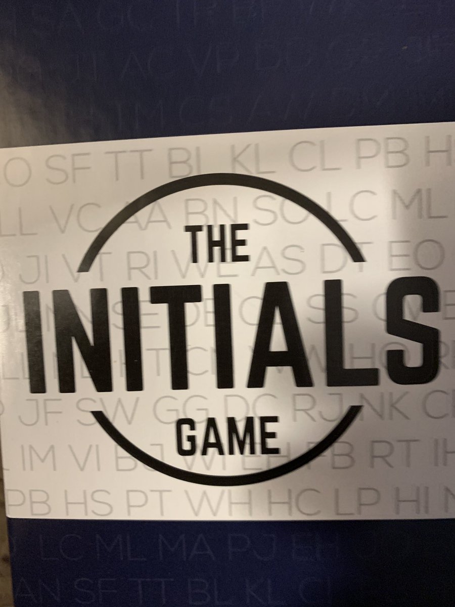 lisakayviking1's tweet photo. @InitialsGame @CoryCove I am so looking forward to playing #TheInitialsGame this weekend with friends. Now I have to just stop myself from reading all the cards first... Congrats Cory! https://t.co/zKTwxXrwWI