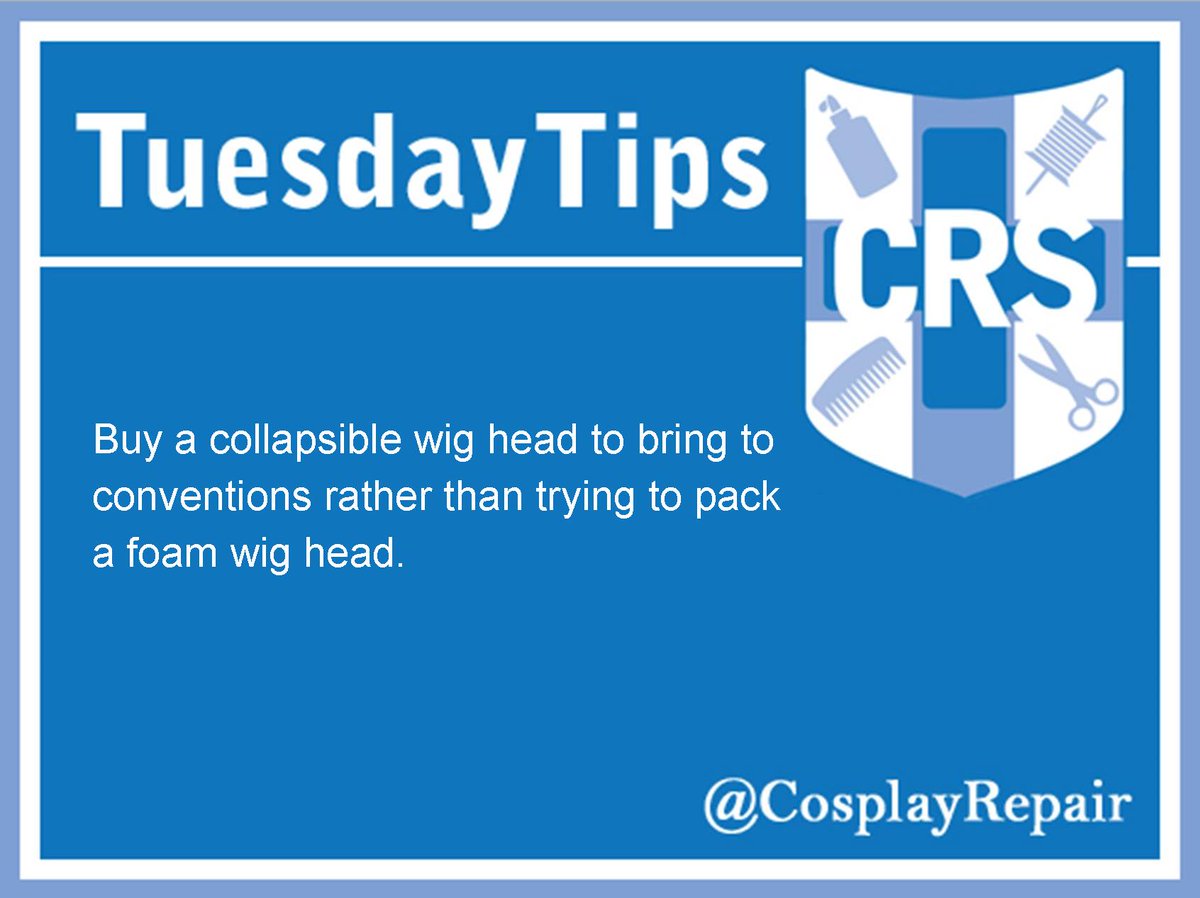 CosplayRepair's tweet photo. This also works for drying a recently washed wig. #TuesdayTips #CosItBreaks #cosplayrepair https://t.co/suFSpN7g3y