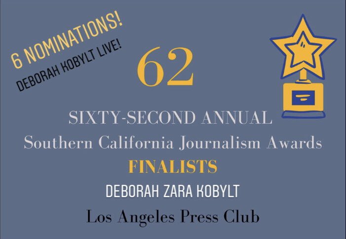Thanks, <a href="/LAPressClub/">LA Press Club</a>. SIX nominations for our show,
#DeborahKobyltLIVE. It’s an honor🎙