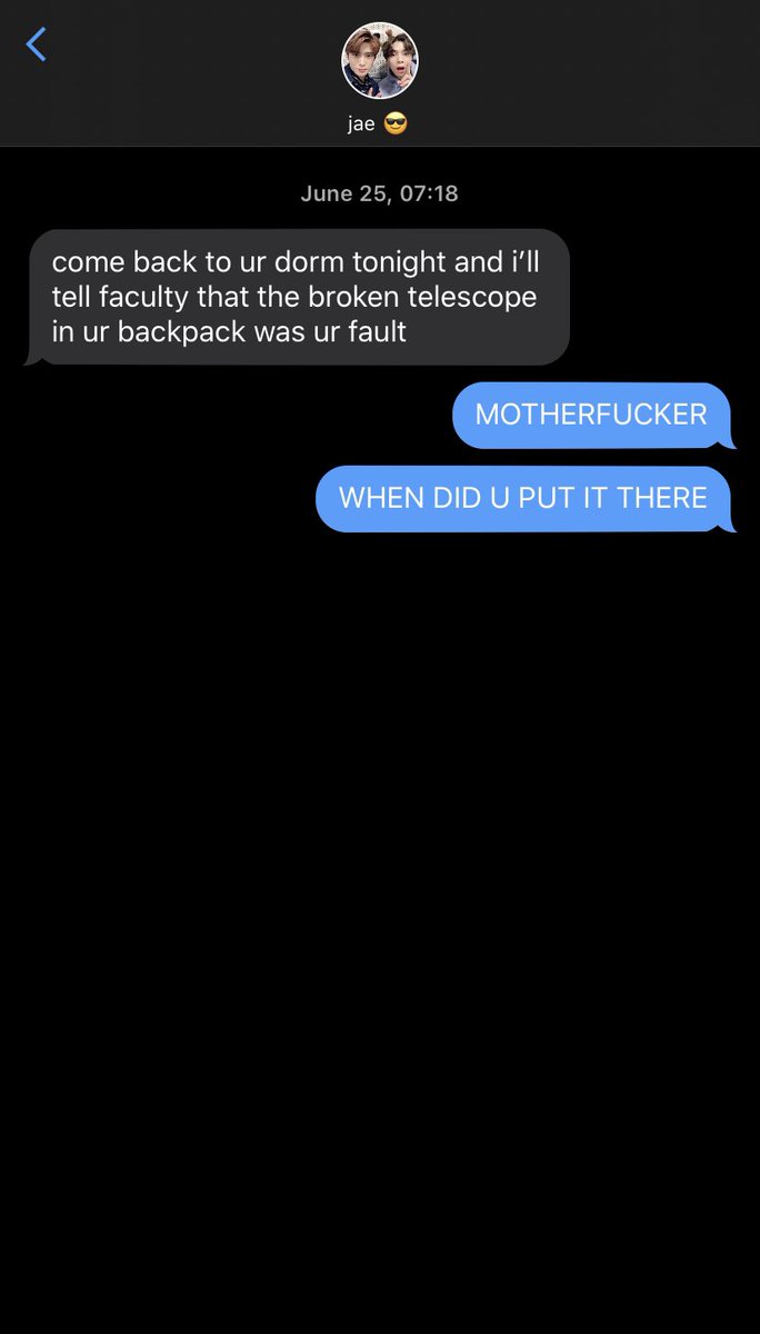“do you like me?”jaehyun laughs.“i think i love you, to be honest.”“well, what are you waiting for dumbass, say it to my face.”