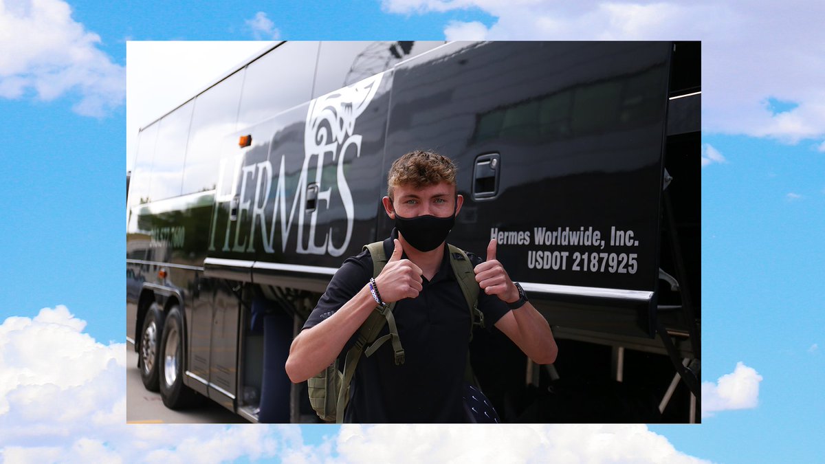 ColoradoRapids's tweet photo. It's go time ✈️

#MLSisBack | @ridehermes https://t.co/2b3zsjV1j6