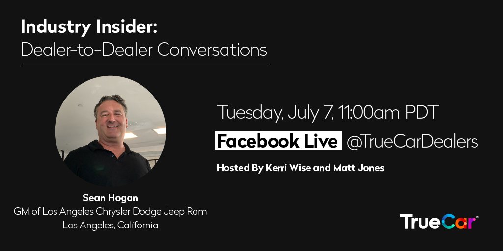 Join us on Facebook Live as we talk with Sean Hogan, General Manager of Los Angeles Chrysler Dodge Jeep Ram. He will share with us the incredibly unique and surprisingly effective methods he uses to form real connections with staff, his city, and most importantly, his customers.