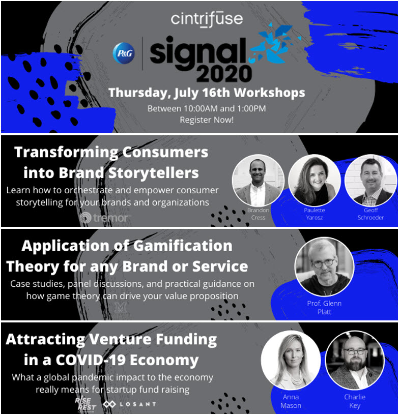 As seen on tv...but wait, there's more.  With every registration at hopin.to/events/cintrif…  you also get access to this group of ridiculously talented people?  <a href="/cintrifuse/">Cintrifuse</a> <a href="/startupcincy/">StartupCincy</a> #PGSIGNAL 2020 Summit.  You're welcome.