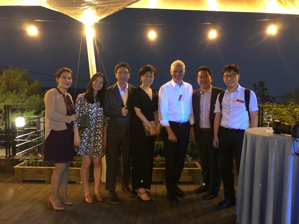 DKAMBinKorea's tweet photo. Summer BBQ last week at my residence with the Korean Danish Business Network (#KDBN). Thank you for the continuous partnership. Looking forward to the second half of the year where we can further cooperate. https://t.co/TbVl2YtGha