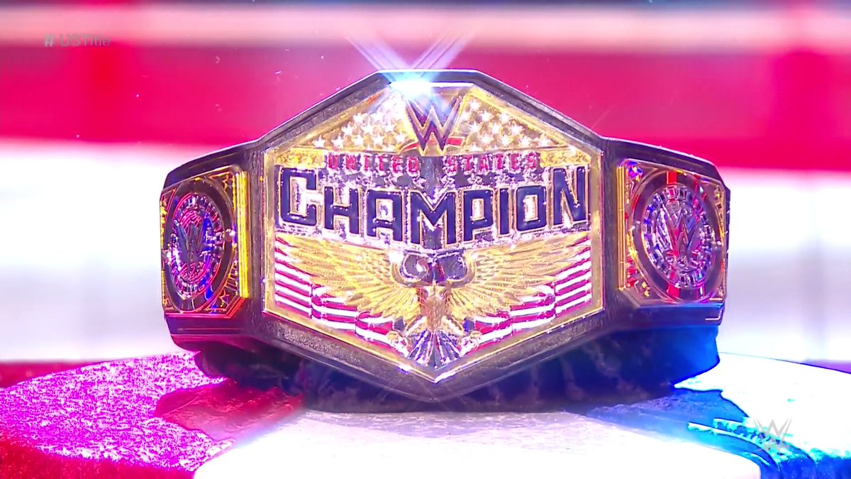 WWE's tweet photo. That's a beauty. 🇺🇸 🇺🇸 🇺🇸

@The305MVP has unveiled a NEW #USTitle on #WWERaw, claiming that he IS the new champion after defeating @WWEApollo last week! https://t.co/GzyOzS9vUQ