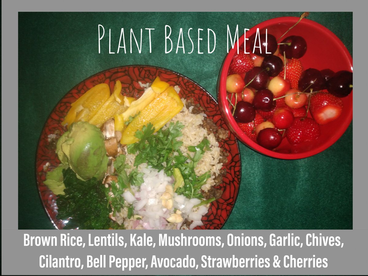 marksaunders99's tweet photo. PLANT BASED MEAL
Free Resources: https://t.co/5dQcmYXSHy
#plantbased #plantbasedchef #plantbased #plantbasedsnack
#brownrice #lentils #onions #mushrooms #cherries #manderines #chives #cilantro #avocado
#weightloss
#weightlosstips
#weightlossmotivation
#weightlossinspiration https://t.co/9Lhh9iiwA3