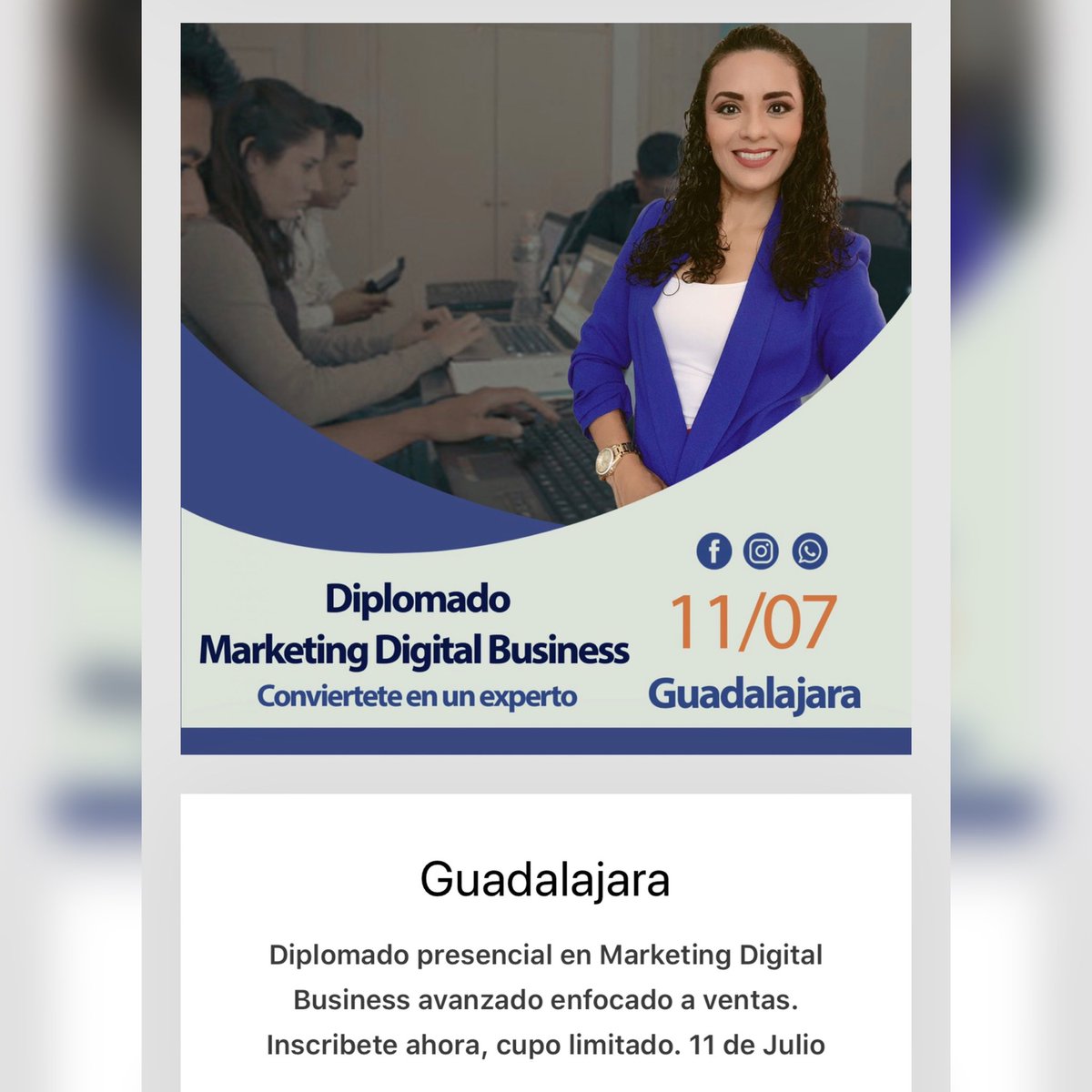 NinemiGomez's tweet photo. Todo listo corre a inscribirte se agotan los lugares 👉🏼 https://t.co/mvXnv5Nhx3 https://t.co/Z6083lPpU4