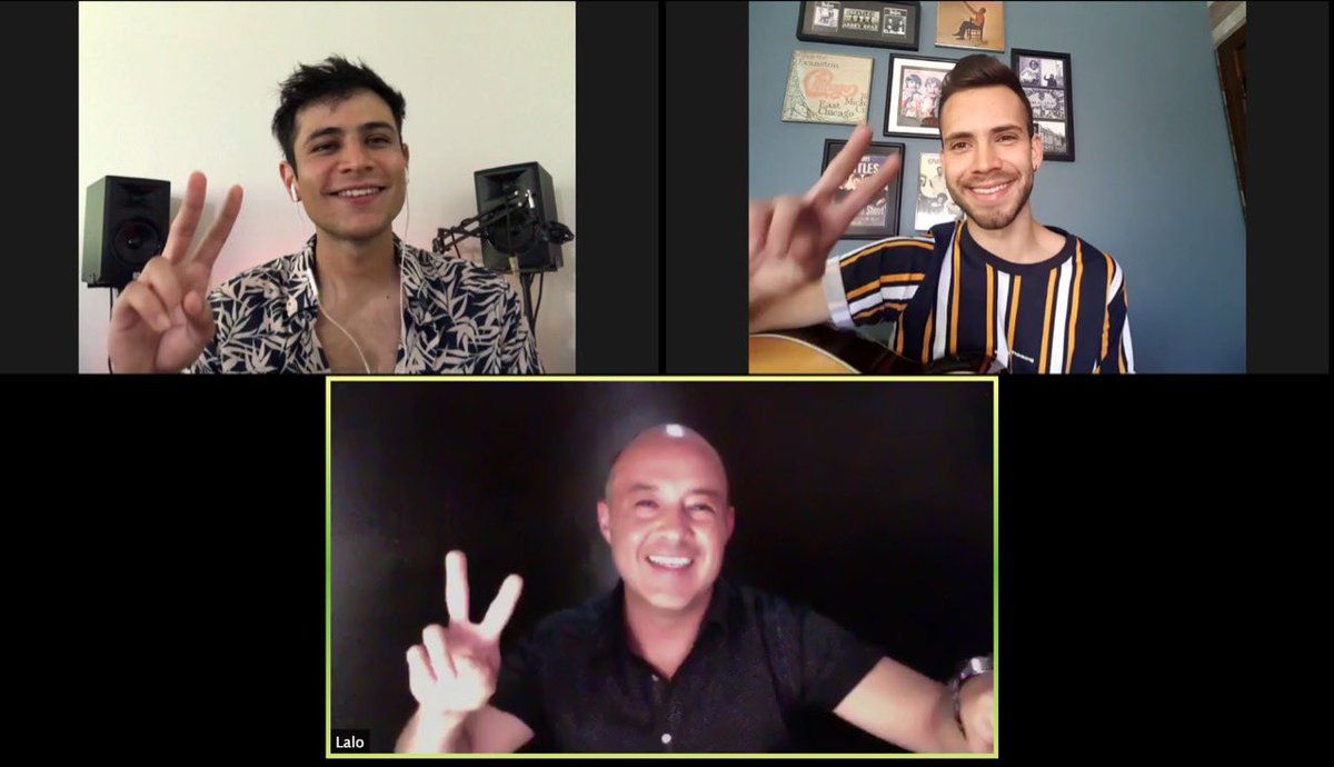 Seguimos en la cabina casera de #SomosExagerados platicando con <a href="/FelixyGil_/">Félix y Gil</a> 😍 NO te despegues del 104.9FM quienes en compañía de <a href="/lalhongoruiz/">Lalhongoruiz</a> y <a href="/SilviaZepedaMx/">Silvia Zepeda</a> nos endulzan los oídos con su nuevo tema😍❤️

📻exafm.com