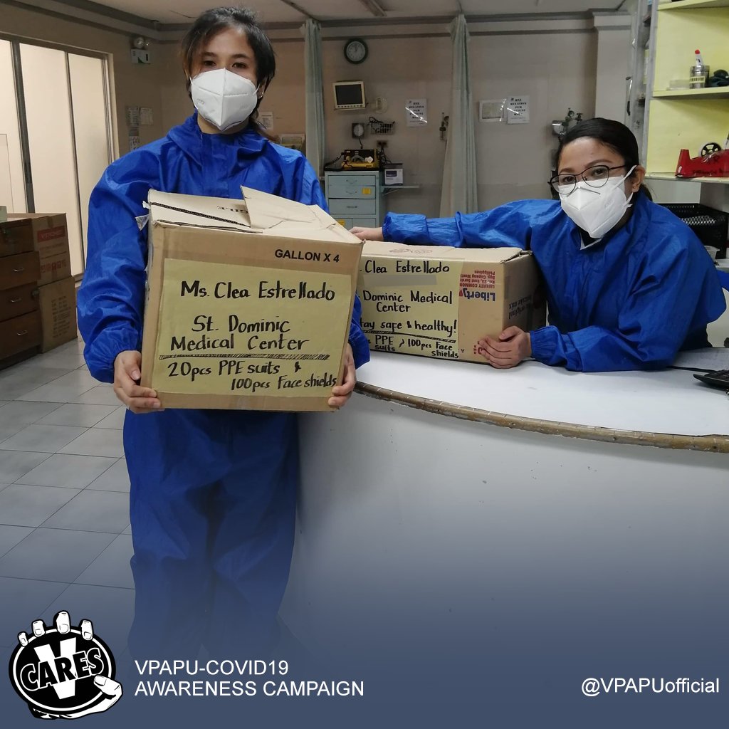 VPAPUofficial's tweet photo. We are still in need for materials for face shields and other PPE, kindly message us if you want to help. Open for donation in cash or in kind.

Account details for cash donation:
BPI Account: 1819112246
GCash: 09068181997
#DIYFaceShield
#VPAPU
#VCares
#Frontliners
#FightCOVID19 https://t.co/BVQL6JYhV3