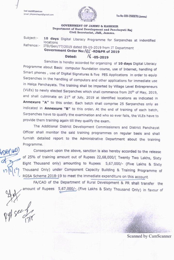 voiceofcsc's tweet photo. Last yearWe(CSC VLEs)gave 10days special training to all Sarpanch in J&amp;K under @jkrddpr through @CSCegov_ For that work that we had done  in last yr. we had not received any payment regarding 2 those work so its humble request to gave our payment @dintya15 @CSCJK  @kansalrohit69 https://t.co/E7rriOd3qj
