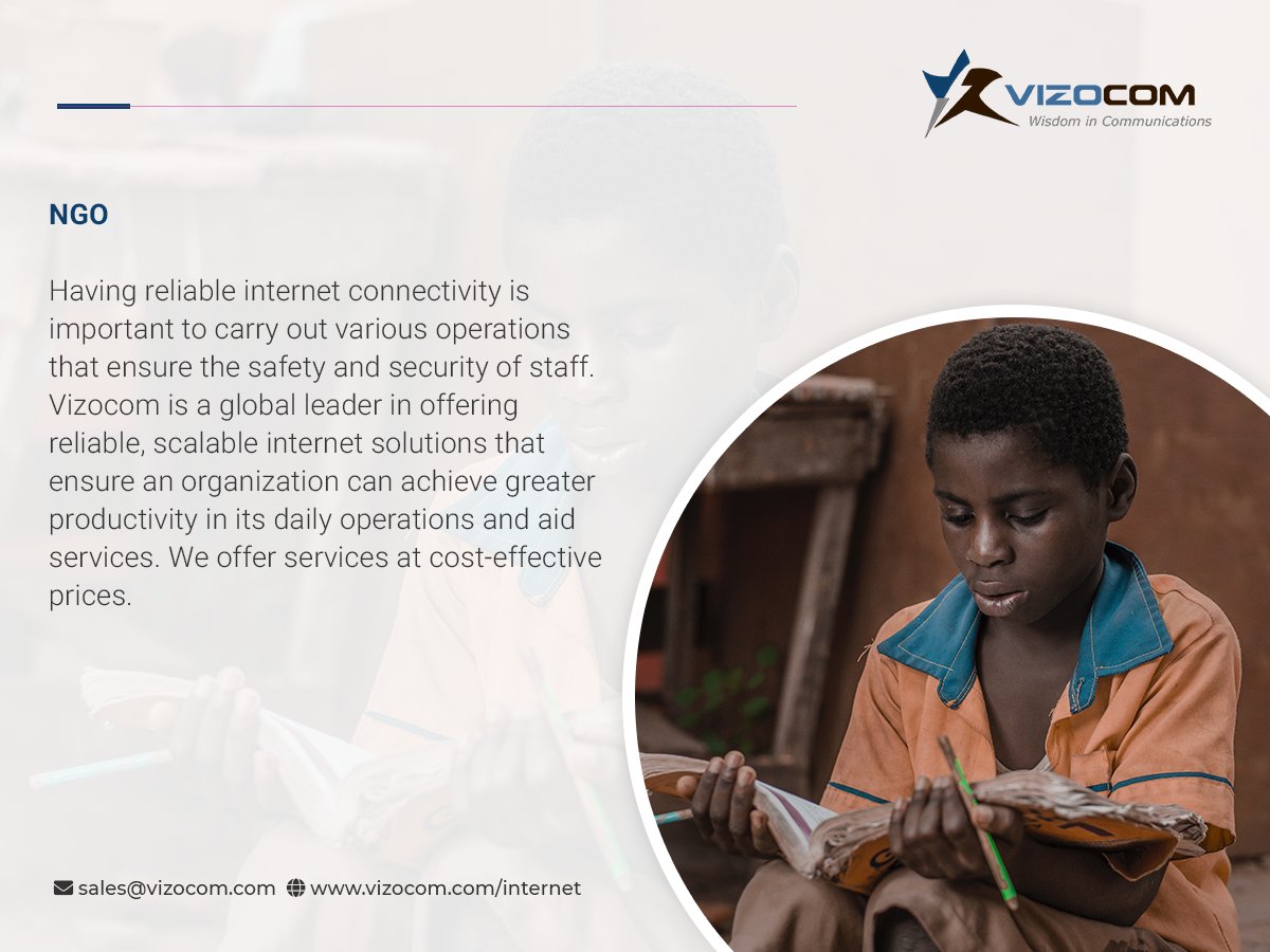 vizocom1's tweet photo. #Vizocom provides scalable, dependable internet solutions, giving your organization much more in daily operations and aid. Please email us at sales@vizocom.com.
#RemoteConnectivity #NGO #aidoperations #VSAT https://t.co/mKEJfhieug