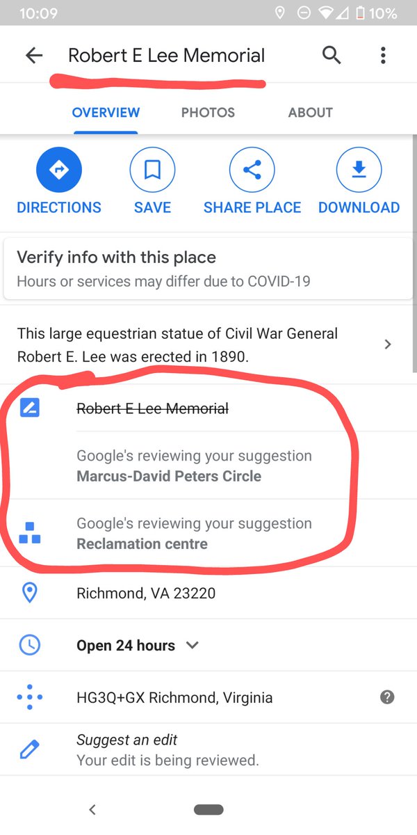 I'll just leave this here.... #ConfederateMonuments #Confederacy #RobertELee #MDPCircle #RVAprotests #rva