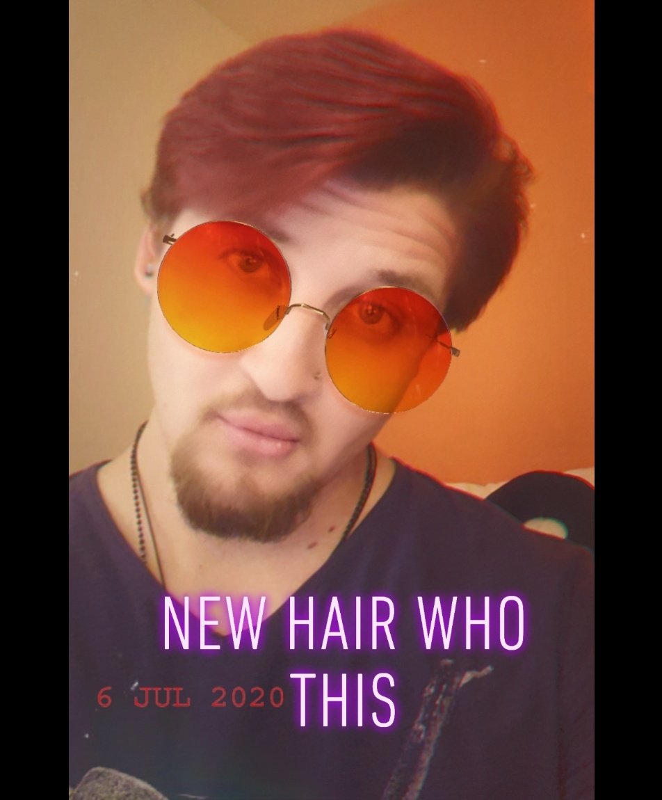 SilverParadox11's tweet photo. Before &amp; After!!!
      🤩💜💯🤘
  Decided to try a warm color this time and I couldnt be happier. 

Time to try some of that confidence I keep hearing so much  about.
      😈😎🤯😝😈 https://t.co/9Ekfj2Ainu