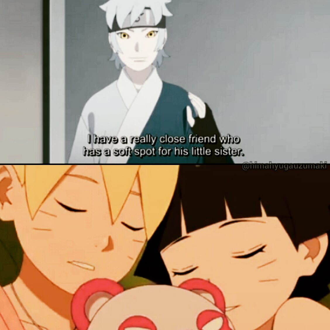 Himawari Uzumaki うずまきヒマワリ Mitsuki Knows Boruto So Well Mitsuki Boruto