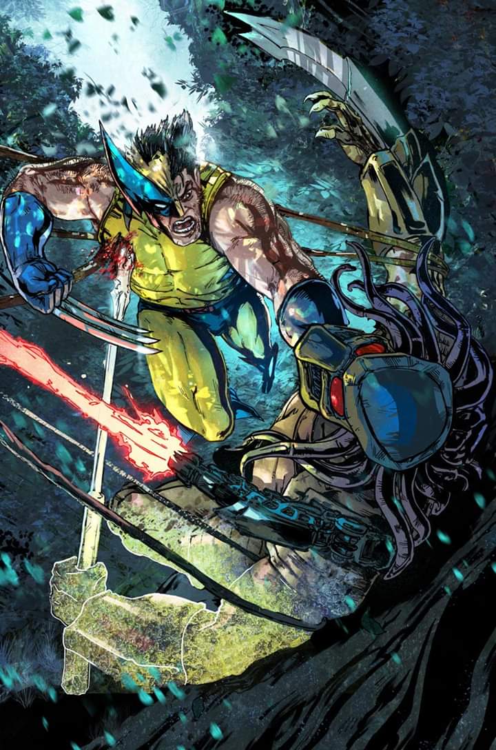 With @Marvel having the comic license for Predator this better be in the works  
#WolverineVsPredator